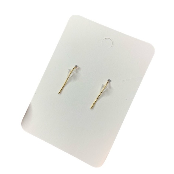 Red crystal earrings - Picture 2 of 2